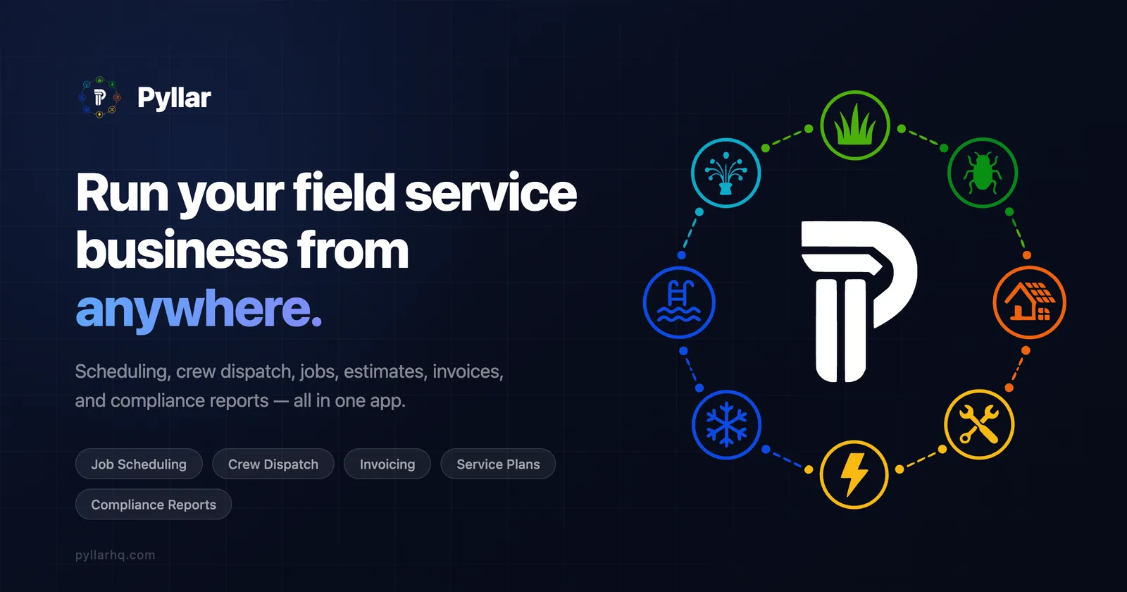 Pyllar — field service management platform